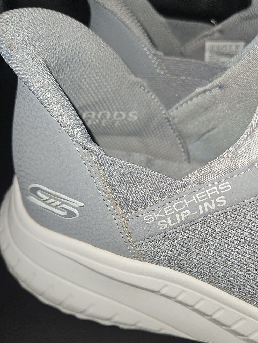 Skechers GOwalk Slip-On Sneakers in Light Gray Size 13 - Picture 4 of 13